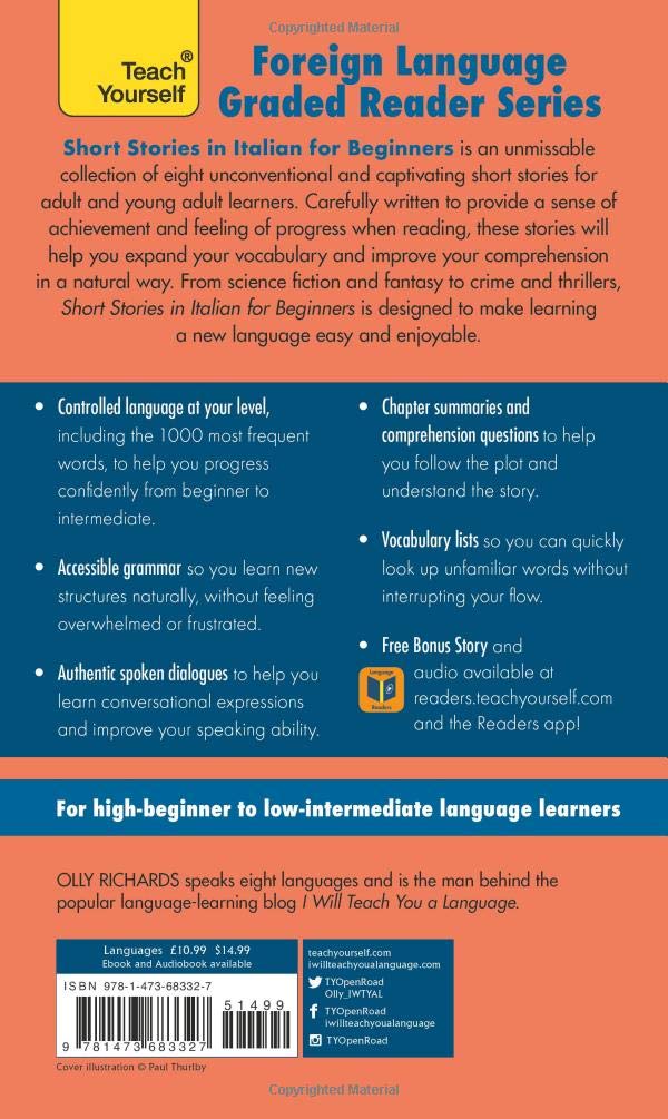 Short Stories in Italian for Beginners - Telegraph Hill Books