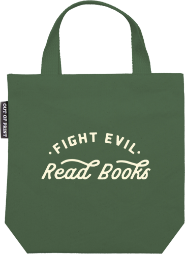 Fight Evil Read Books Mini Tote Bag