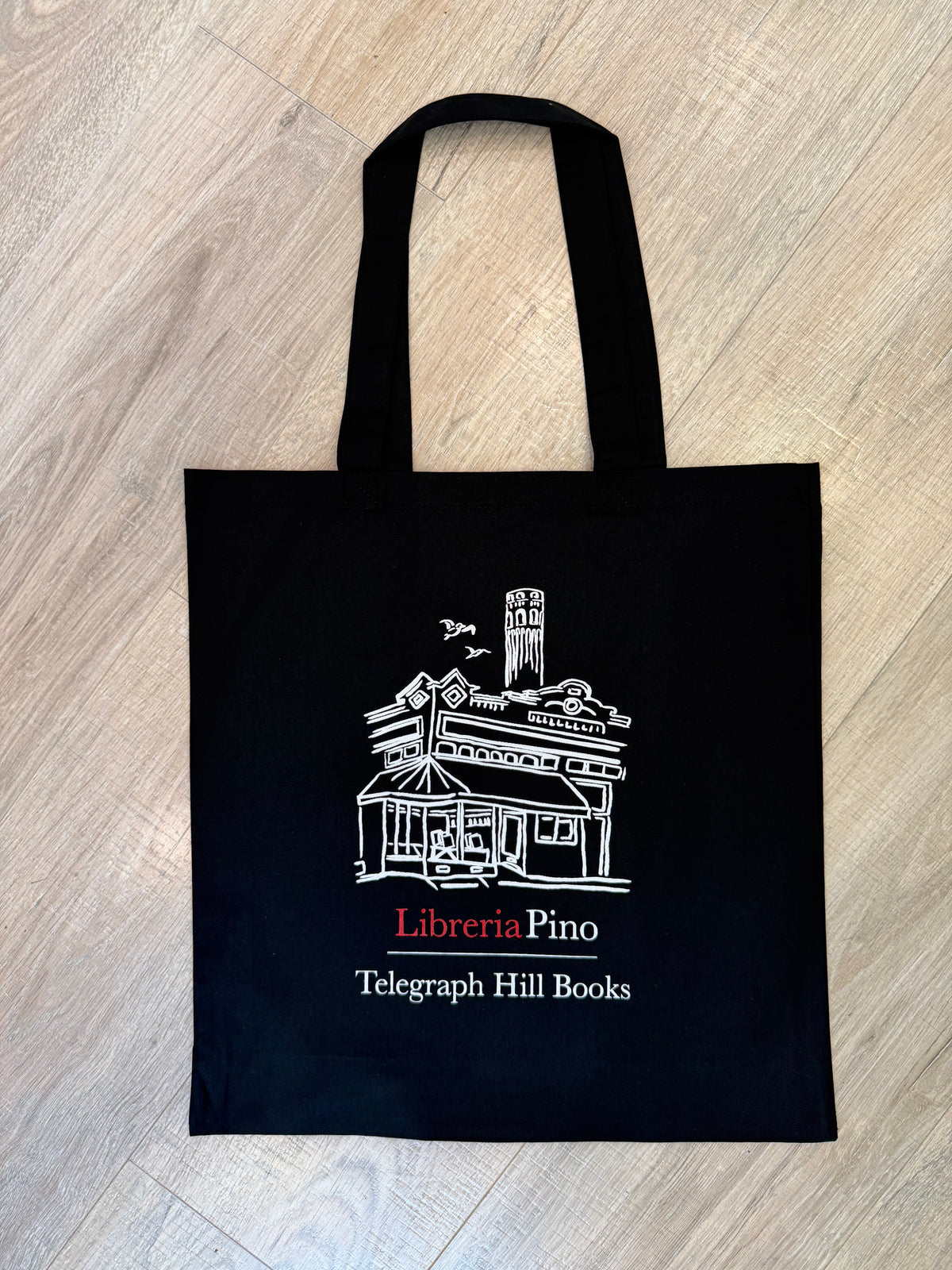 Black Cotton Canvas Tote
