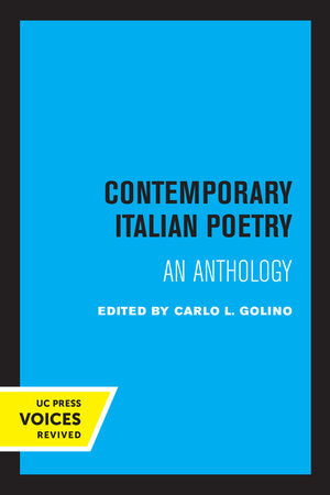 Contemporary Italian Poetry: An Anthology
